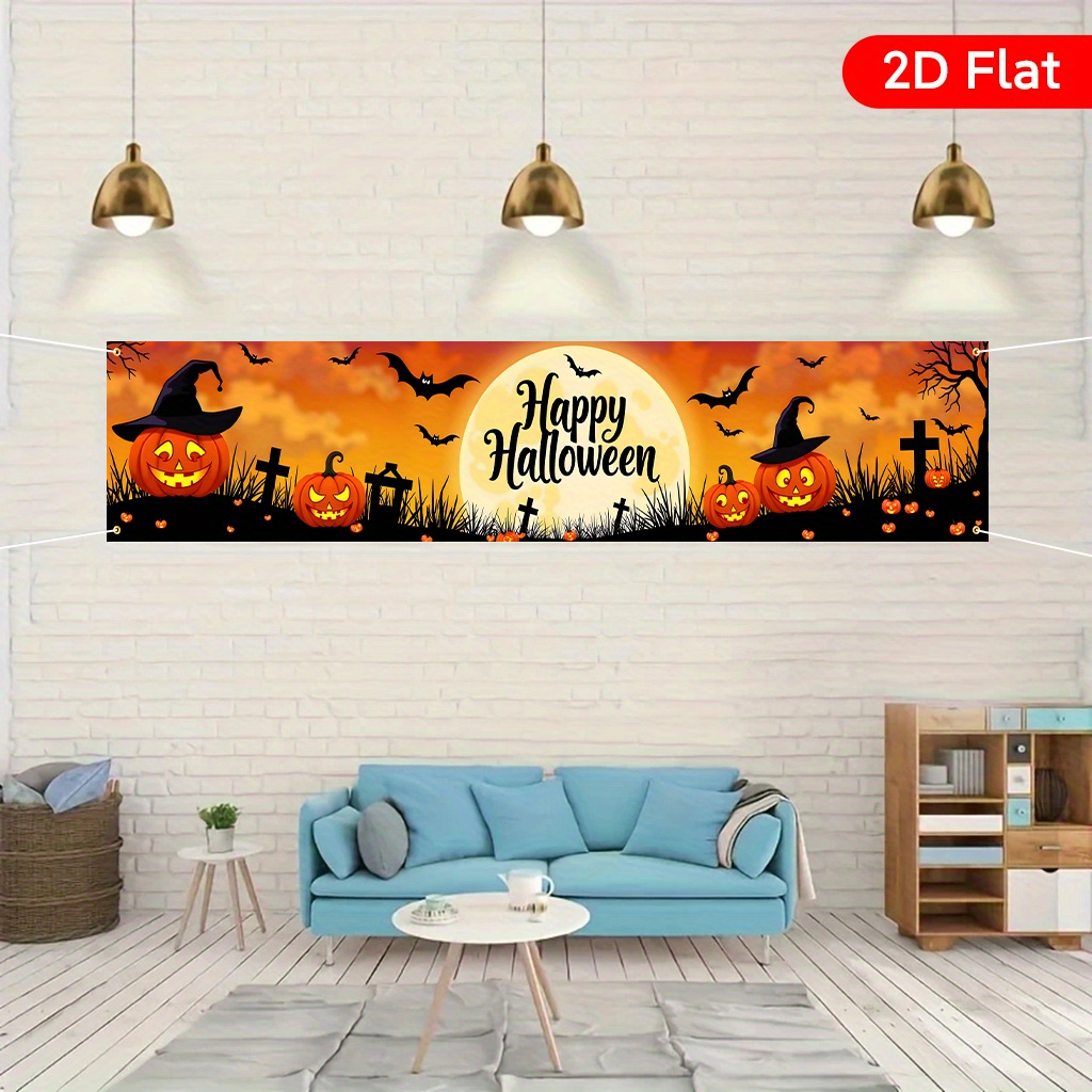 Interior Design Years Of School - Однодетальный садовый баннер на Хэллоуин с