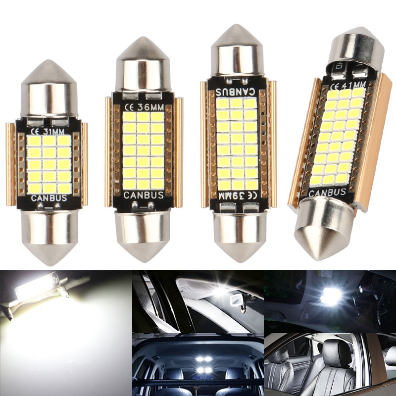 Interior Design Gold - Светодиодная автомобильная лампа, 4 шт, C5W,