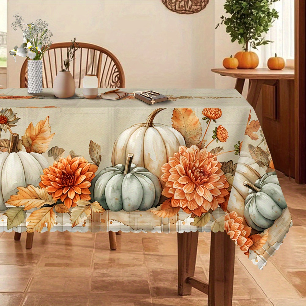 Interior Design Years Of School - Скатерть Autumn Joy, дизайн с ретро-принтом