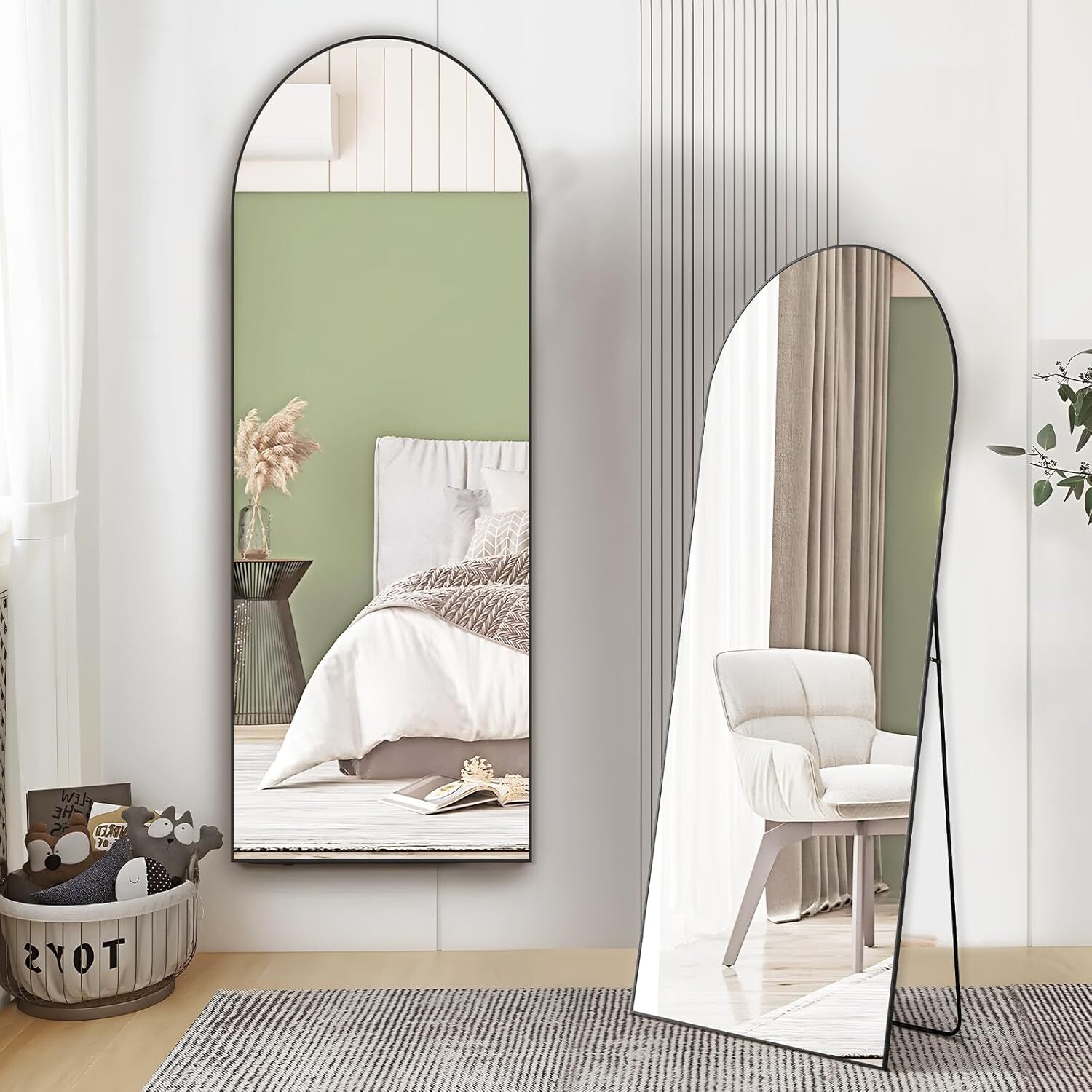 Arch Mirror Leaning - Напольное арочное зеркало в полный рост