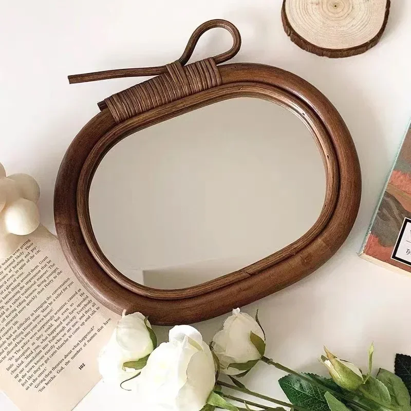Настенное зеркало из натуральн – обзор и цена Rattan Mirror Round