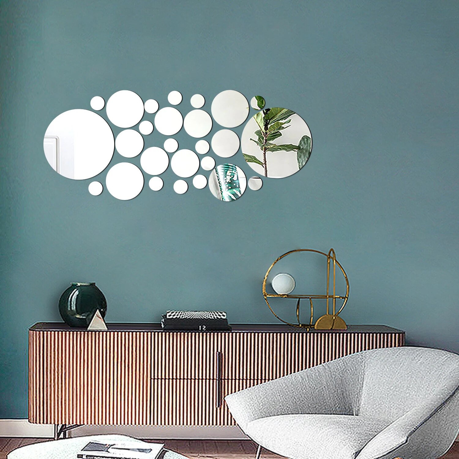 26 шт. геометрические круглые  – обзор и цена Rattan Mirror Round