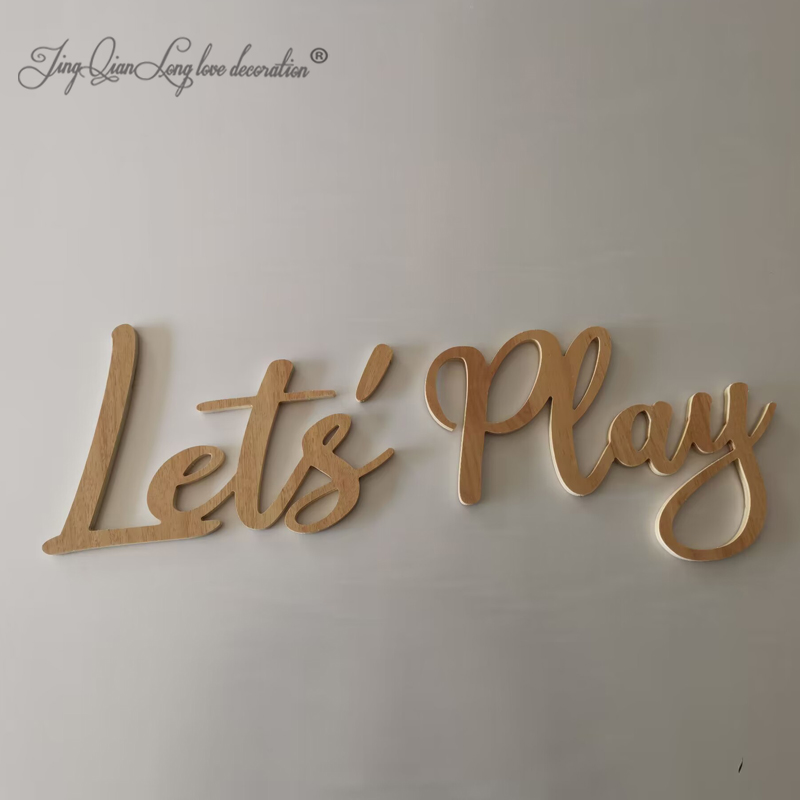 Настенный знак Let's PLAY — Де – обзор и цена Interior Design Years Of School