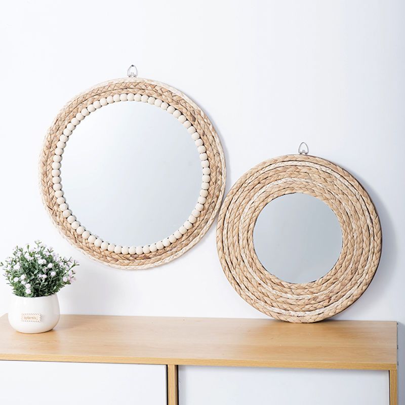 Декоративное круглое зеркало и – обзор и цена Rattan Mirror Round