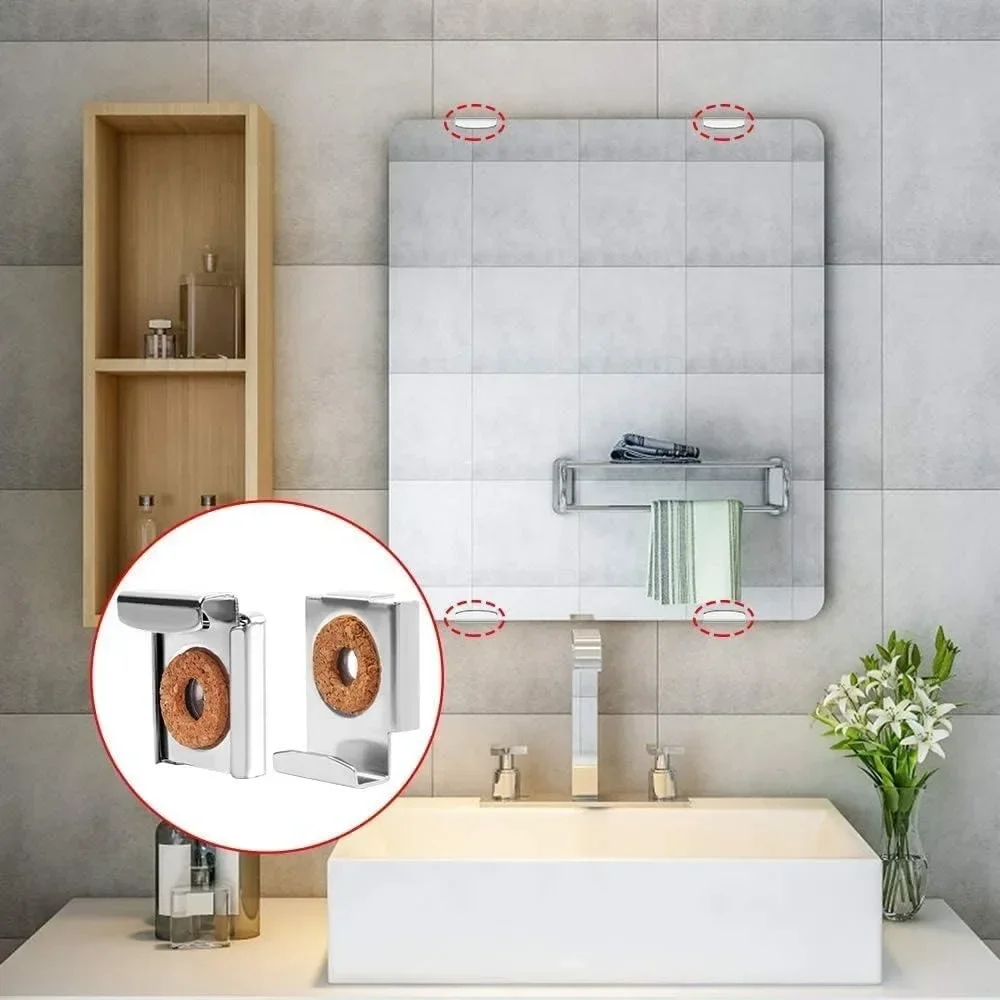 Для 4 шт. хромированный настен – обзор и цена Rattan Mirror Round